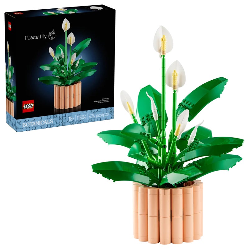 LEGO Botanicals Peace Lily 11504 Building Toy Set (474 Pieces) - Image 1